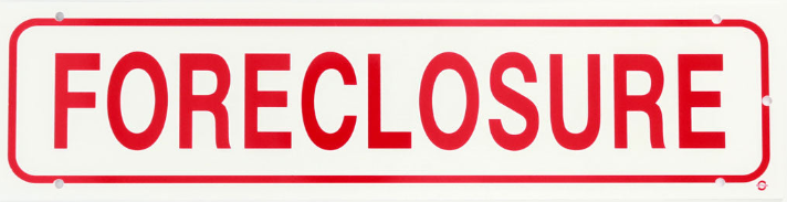 Rider Sign-FORECLOSURE