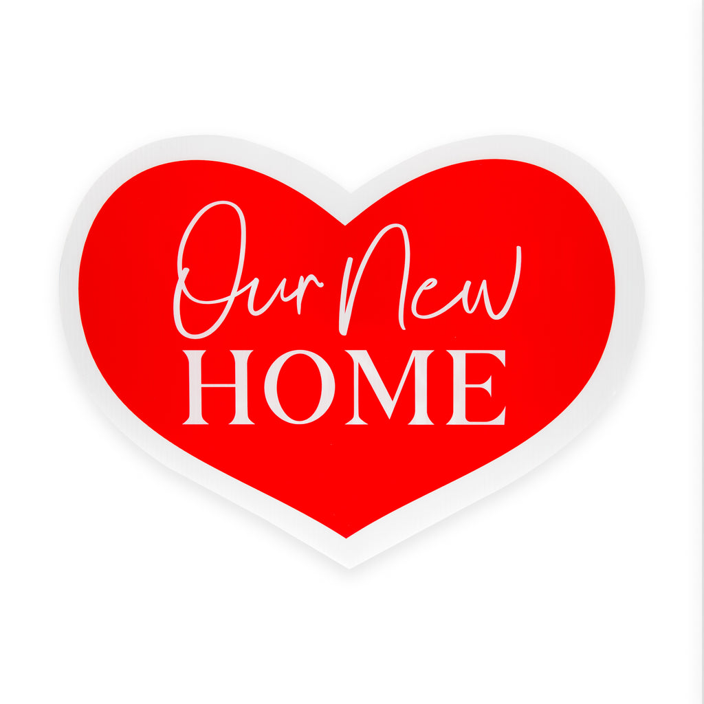 Photo Prop Heart Shape Sign