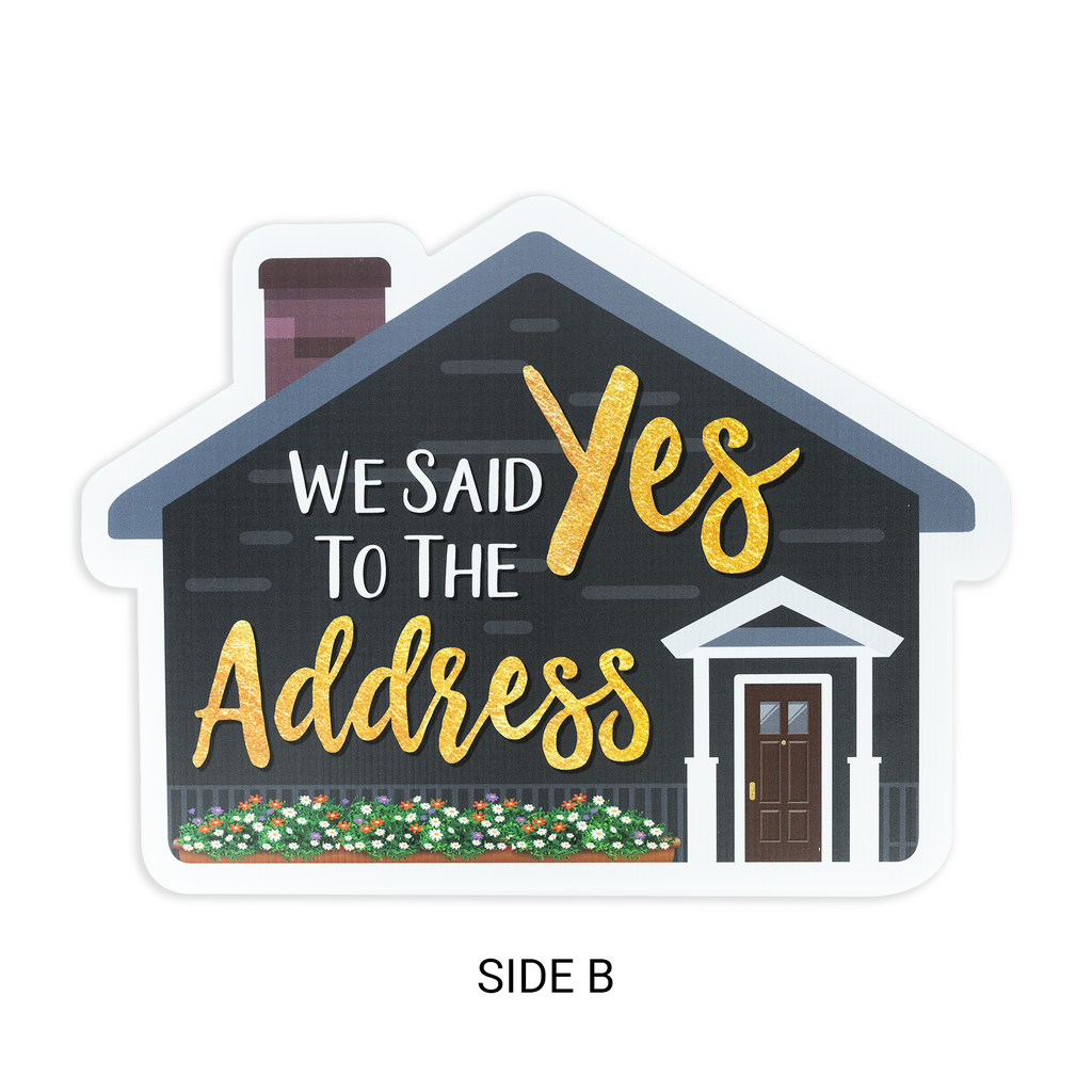 Testimonial Photo Prop House Sign