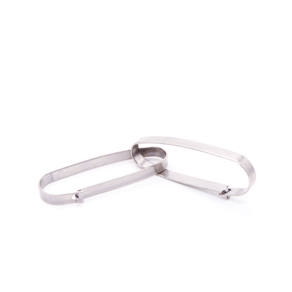 Stainless Steel Spring Clip Pair