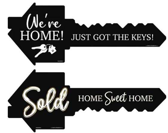 Testimonial Social Media Prop Key Sign