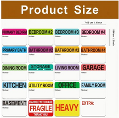 Home Moving Packaging Box Labels