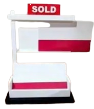 Sign Post Business Card Holder