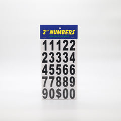 Numbers 2 inch
