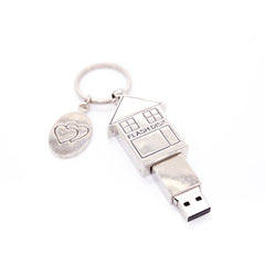 Keychain USB Drive-House